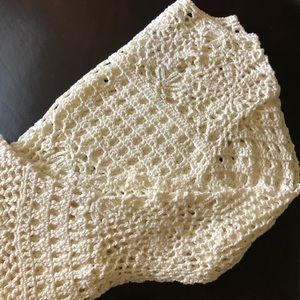 NWT Honey Punch Crochet Tunic Sweater